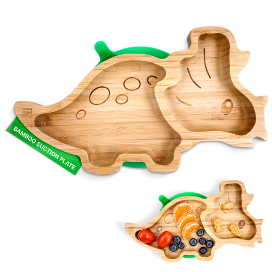 Bamboo Little Dino Suction Plate