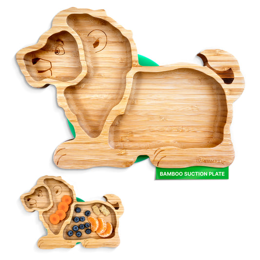 Bamboo Little Lion Suction Plate